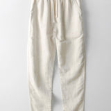 Geometric Jacquard Cuban Shirt & Straight Linen Pants