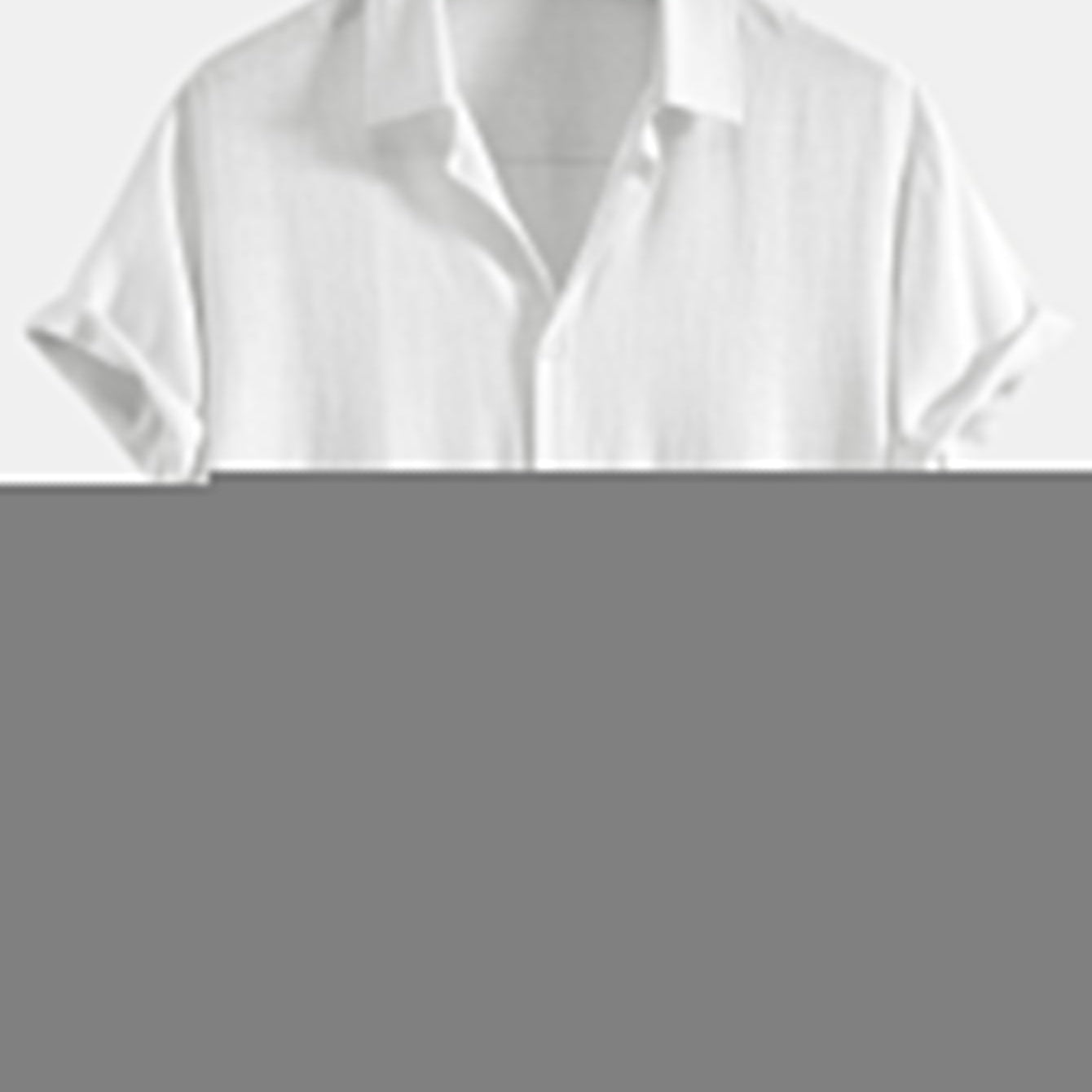 Button-Up Shirt in Linen and Rayon Blend