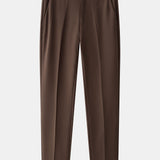 Contrast Stripe Trim Waffle Polo & Slim Fit Tapered Trousers