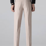 Checkerboard V-Neck Knit Polo & Slim Fit Tapered Trousers