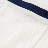Textured Contrast Cuban Shirt & Straight Leg Pants