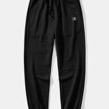 Short-Sleeve Waffle Shirt & Drawstring Waffle Joggers