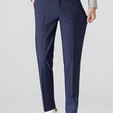 Contrast Geometry Jacquard Knit Polo & Slim Fit Tapered Trousers