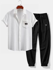 white & black