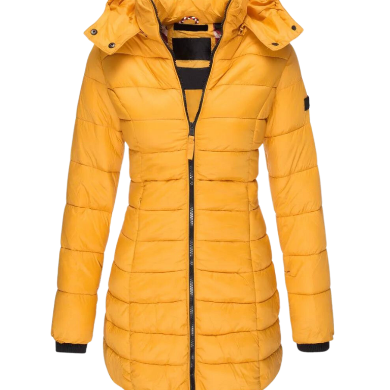 Camille Laurent | Quilted Winter Puffer Coat For Women