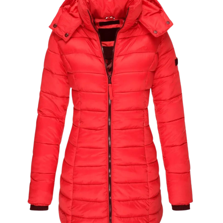 Camille Laurent | Quilted Winter Puffer Coat For Women