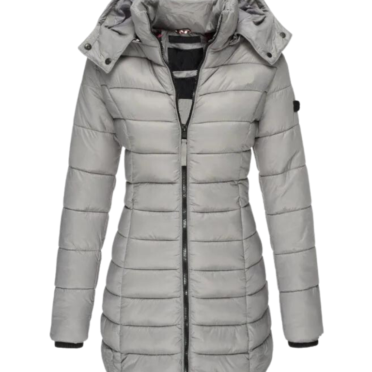 Camille Laurent | Quilted Winter Puffer Coat For Women