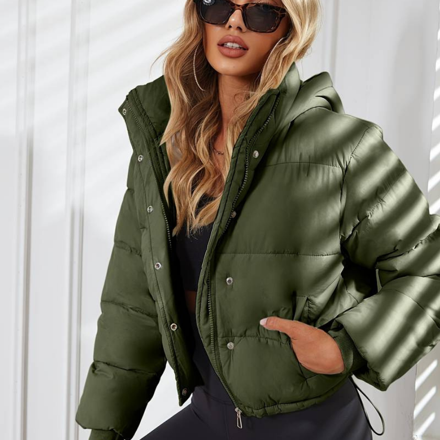 Valentina Moreau | Cropped Puffer Jacket For Women