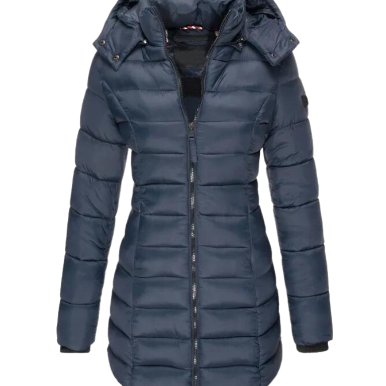 Camille Laurent | Quilted Winter Puffer Coat For Women