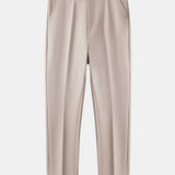 Contrast Trim Stripe Johnny Collar Polo & Slim Fit Tapered Trousers