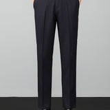 Linen Ribbed Knit Polo & Slim Fit Tapered Trousers