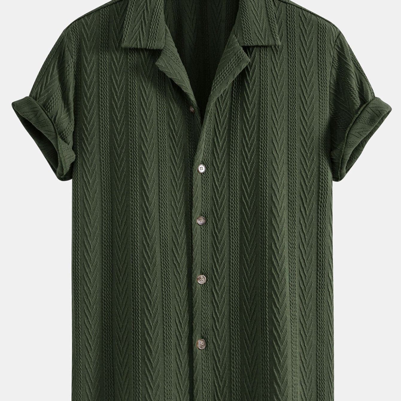 Textured Jacquard Cuban <tc>S</tc>hirt