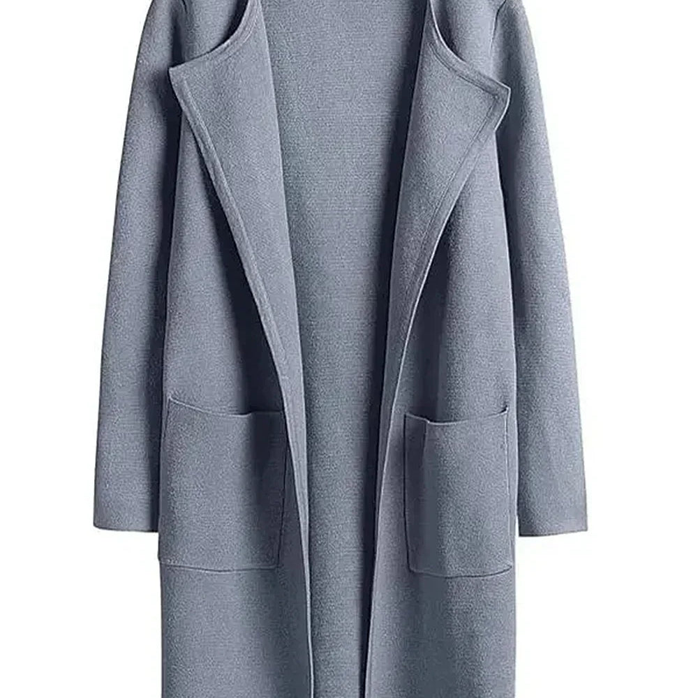 Camille Laurent | Elegant Longline Coat For Women