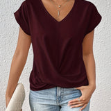 Cleo™ Classic T-shirt with V Neckline