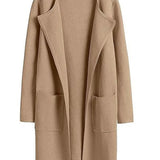 Camille Laurent | Elegant Longline Coat For Women