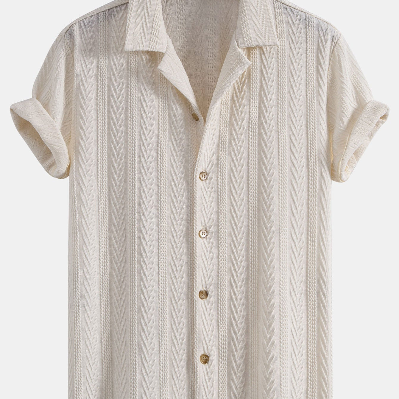 Textured Jacquard Cuban <tc>S</tc>hirt
