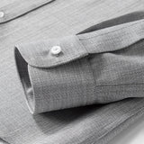 Textured Long Sleeve Turtleneck Shirt