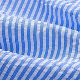 Striped Button-Up Seersucker Shirt