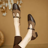 Adeline™ | Vintage T Strap Shoes