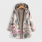 Alisha | The Cosy Vintage Parka - Flower Beige