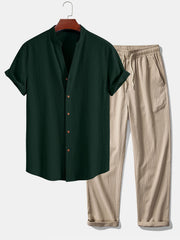 dark green & light brown