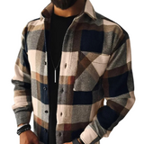 Oliver Laurent | Premium Plaid Overshirt Jacket For Men