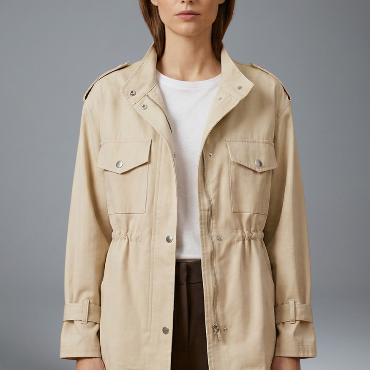 Vivienne Laurent | Double Breasted Utility Jacket For Women