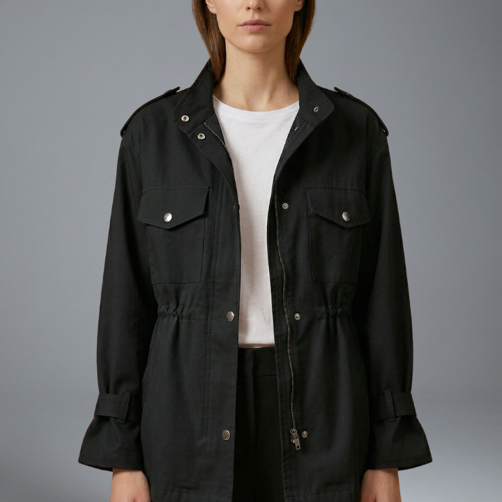 Vivienne Laurent | Double Breasted Utility Jacket For Women