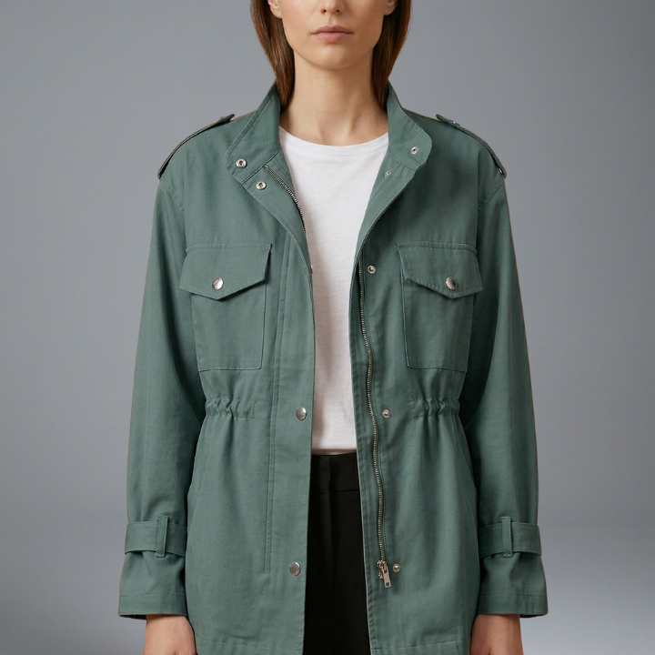 Vivienne Laurent | Double Breasted Utility Jacket For Women