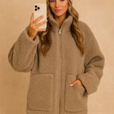 Amélie Dubois | Luxe Teddy Fleece Jacket For Women