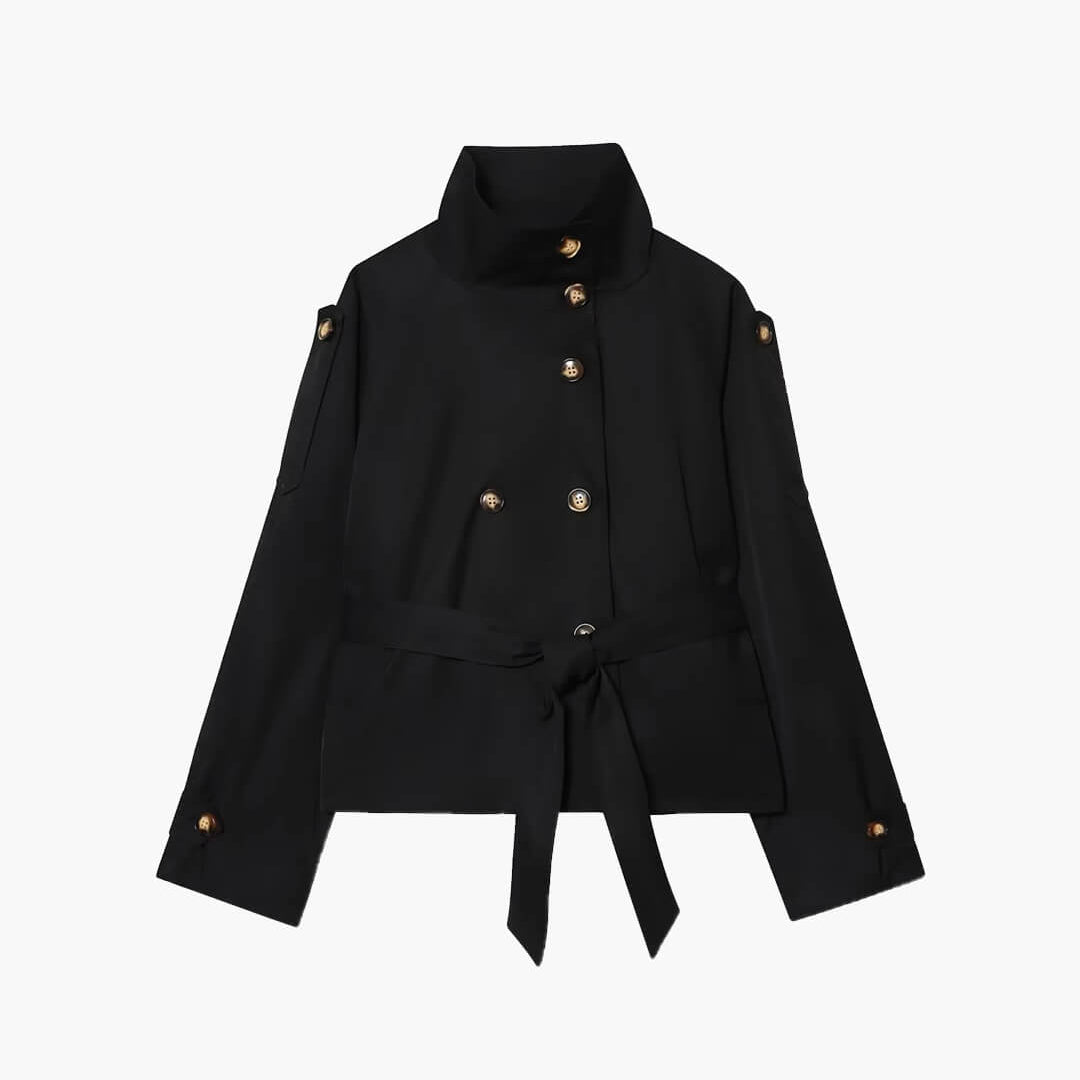 Colette Virelli | Cropped Trench Jacket For Women