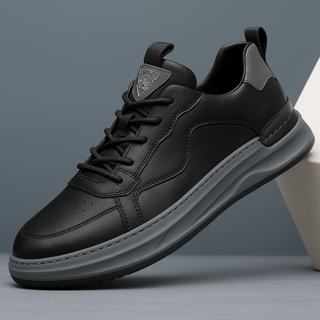 Nero Italiana Genuine Leather Sneakers