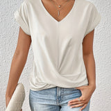 Cleo™ Classic T-shirt with V Neckline