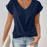Cleo™ Classic T-shirt with V Neckline