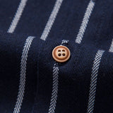 Cotton-Blend Striped Button-Up Shirt & Straight-Leg Linen Trousers