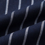Cotton-Blend Striped Button-Up Shirt & Straight-Leg Linen Trousers
