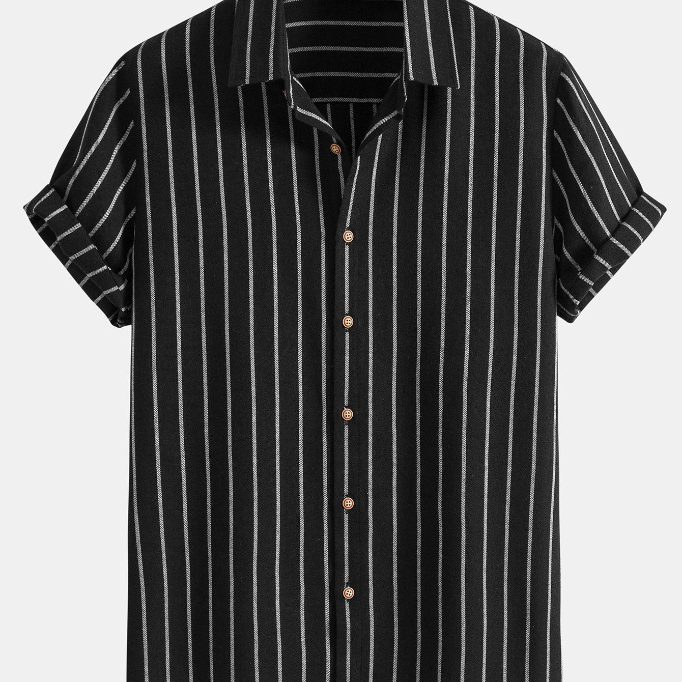 Cotton Brot Strangement Butt Up Shirt