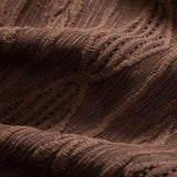 Geometric Jacquard Cuban Shirt & Straight Linen Pants