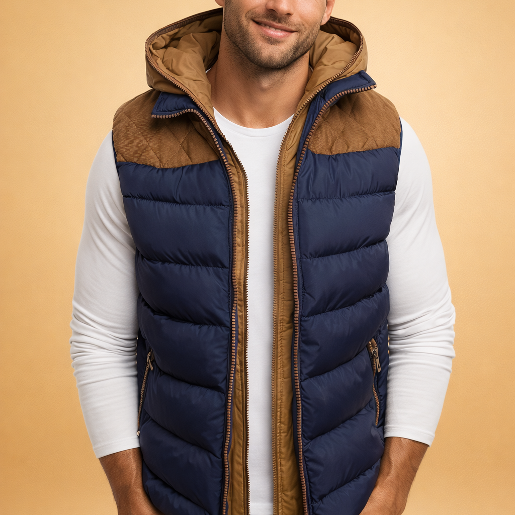 Luca Moretti | Luxury Puffer Vest For Men
