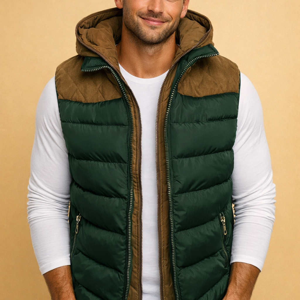 Luca Moretti | Luxury Puffer Vest For Men