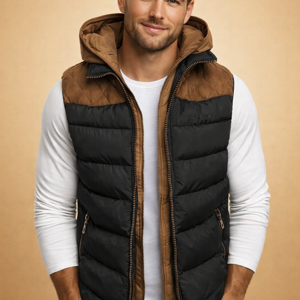 Luca Moretti | Luxury Puffer Vest For Men