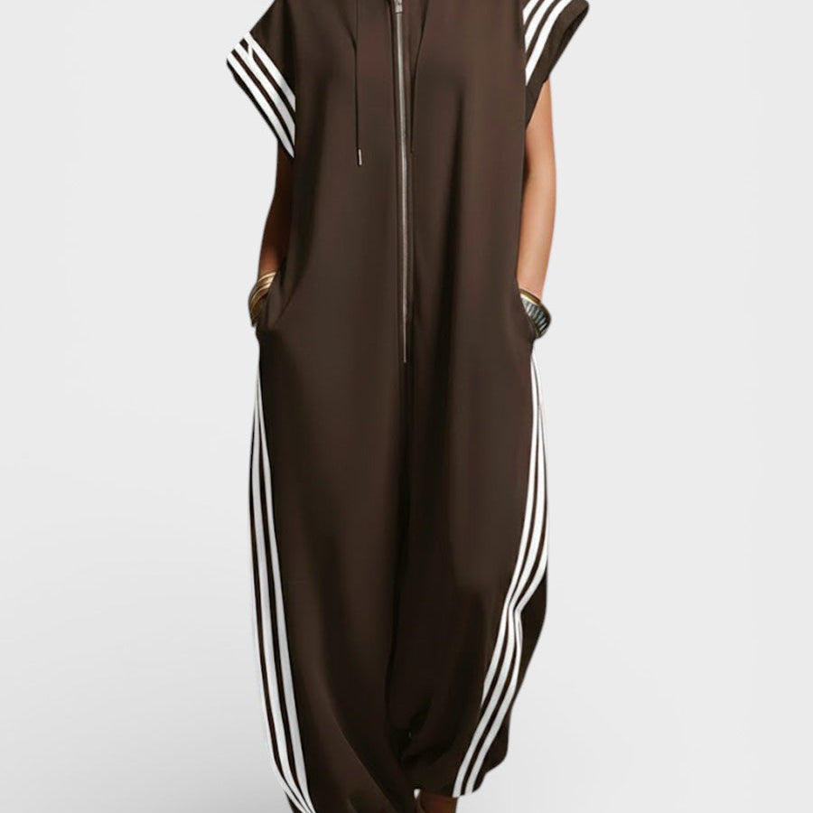 Valeria™ Zip Neck Jumpsuit