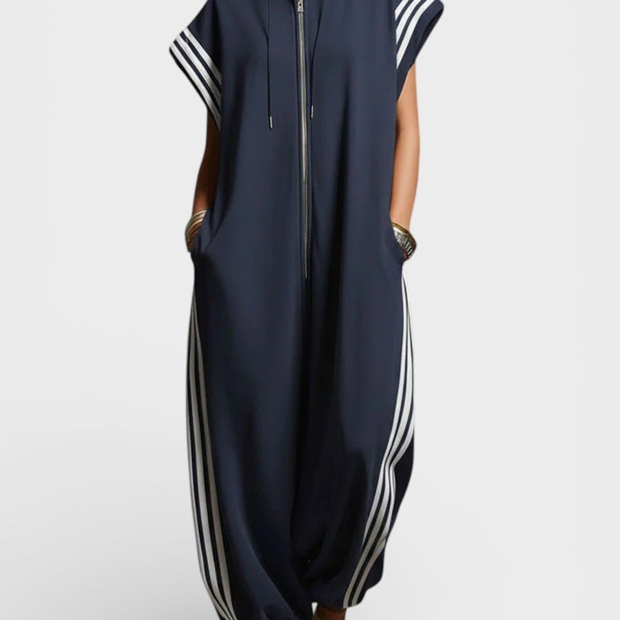 Valeria™ Zip Neck Jumpsuit